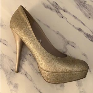Mossimo Gold Sparkling High Heels 👠